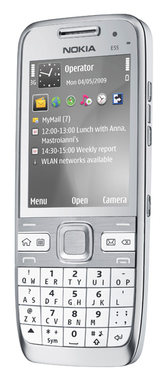Illustration for article titled Nokia E55 is Supermodel Skinny, Only Has Half a QWERTY
